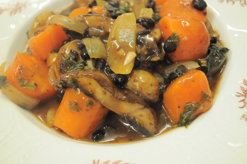 Portobello and Carrot Casserole
