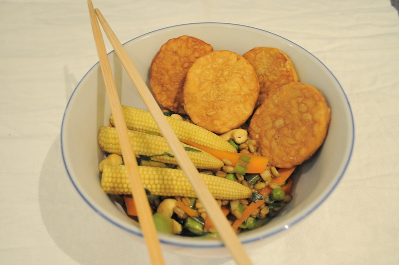 Freekeh-Tempeh Tamari (A Reality Bites meal idea)