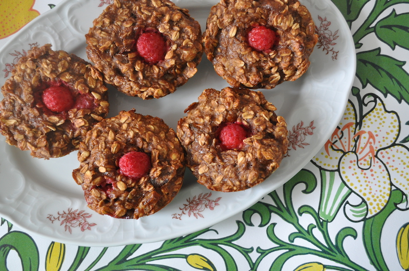 Raspberry Chocolate Fluffins