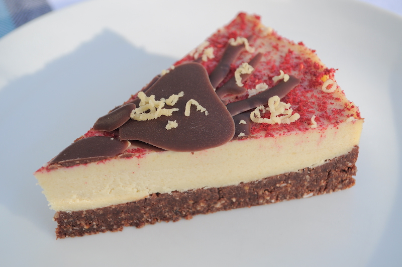 White Chocolate and Raspberry Torte